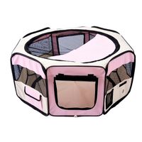 Fabric Pet Puppy Dog Cat Rabbit PIG Guinea Playpen Play Pen Run S M L 3 ColourD1-0110