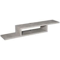 Wall Mount Media Console, Floating TV Stand, Entertainment Center Unit, Grey