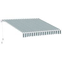 Garden Patio Manual Awning Canopy Sun Shade Shelter Retractable 4 Size 5 Colour100110-005GW