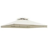 3m X 3m Garden Replacement Gazebo Canopy Roof Top 2-Tier Tent Cover Spare Part