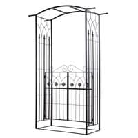 Patio Garden Entrance Arch Bench for Rose Trellis Climbing Plant Party Decor