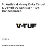 5L Antiviral Heavy Duty Carpet & Upholstry Sanitiser - 10x Concentrated