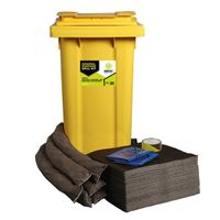 125L General Purpose Spill Kit In 2 Wheelie Bin
