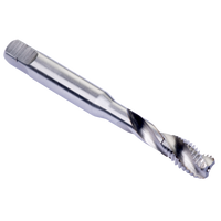 E557 (M) M8 HSS Spiral Flute Power Tool Tap, Metric, ISO Standard