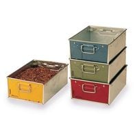 Colour Coded and Galvanised Tote Pans 317161