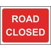 Road Closed Roll-Up Traffic Sign