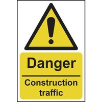 Danger Construction Traffic Sign