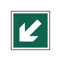 Diagonal Arrow Sign 421364