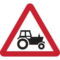 Agricultural Vehicles Likely to Be In Road Ahead Road Sign