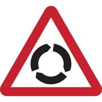 Roundabout Ahead Road Sign
