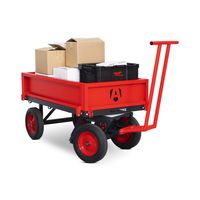 Turntable Truck, Robust Trolley for Moving Materials with Safestop Auto-Engaged Brake
