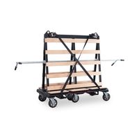Loadall Mobile Plasterboard Trolley with Safestop Auto-Engaged Brake
