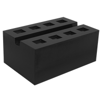 80mm Slotted Rubber Support Block for Viking Jacking Beams