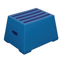 Heavy Duty Static Plastic Steps - One Step Colour Blue Wt. kg 5