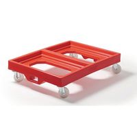 Universal Plastic Double Dollies Description Red Dolly