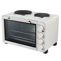 30L Electric Mini Oven with 2 Hotplates