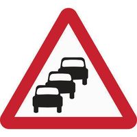 Queues Likely Ahead Road Sign