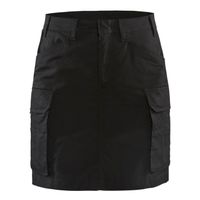 Women's Service Skirt with Stretch 7148 Black C32UK- 4R