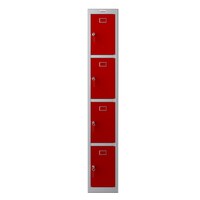 PL 4 Door Locker Red Key Lock
