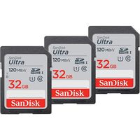 32GB Ultra SDHC Memory Card 3 Pack