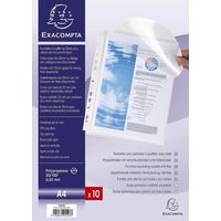 Exp PuncPockets W Flap A4, Pack of 10