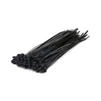 300 X 4.8mm Black UV Stabilised Cable Ties - Pack of 100
