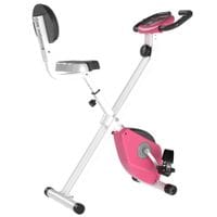 Magnetic Resistance Exercise Bike Foldable W/Lcd Monitor Adjustable Seat