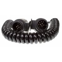 Extension Lead Curly 13 Pin 2.5m - 2 x 8 Pin Plugs (8 Core) - 5891