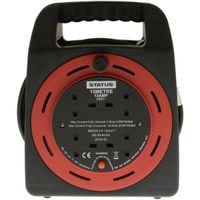 4 Way Cassette Cable Reel - Red - 15m - S15M13ACR4