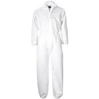 Disposable PP Coverall - White - X Size L - ST11WHRXL