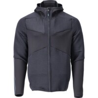 Customized Fleece Jumper with Hood and Zipper Navy (L)