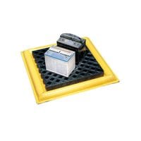 Poly Spill Pad with Grate (2' x 2' x 2") EN-5600-YE