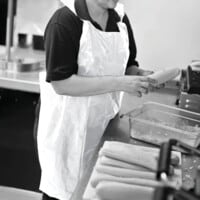White Aprons on Rolls 27 x 42" (RO-200)
