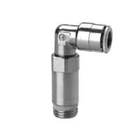 Push In Fitting-Extended Swivel Elbow-8mm Tube-1/8 Thread - 6525 8-1/8