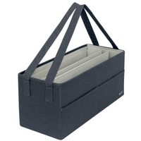 Velvet Grey Leitz Fabric Hot Desking Work Bag