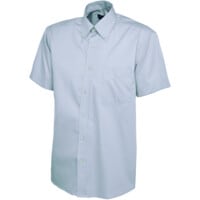 Short Sleeved Shirt, Light Blue, Men's, 19.5" (3XL)