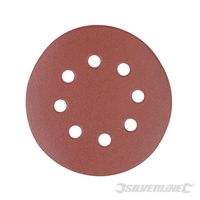 Hook & Loop Discs Punched 125mm 10pk 125mm 120 Grit