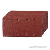 Hook & Loop 1/3 Sheets Punched 10pk 60 Grit