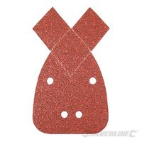 Hook & Loop Detail Sander Sheets with 2 Tips 140mm 10pk 40 Grit