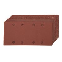 Hook & Loop 1/3 Sheets Punched 10 Piece 2 x 60, 3 X 80, 120, 2 x 240G