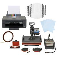 10 Sublimation Face Masks 5 in 1 Heat Press & Epson Printer