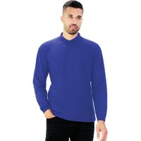 Casual Classic Long Sleeve Polo Shirt 190gm Royal S