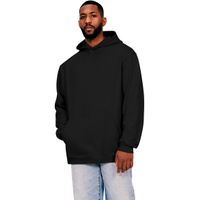 Casual Ringspun Blended 280 Oversize Tall Hood Black 2XL