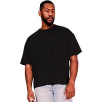 Casual Ringspun Core 150 Boxy Oversize Tall T-Shirt Black 2XL