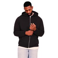 Casual Ringspun Blended 280 Core Tall Zip Hood Black S