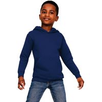 Casual Ringspun Blended Kids Hood Navy 12-13yr (152cm)