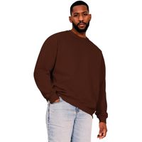 Casual Ringspun Blended 280 Oversize Sweatshirt Chocolate XL