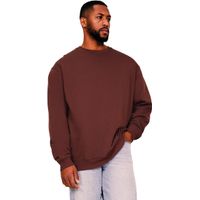 Casual Ringspun Blended 280 Oversize Tall Sweatshirt Chocolate M