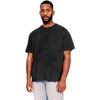 Casual Ringspun 150 Acid Wash T-Shirt Acid Black S