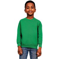Casual Ringspun Blended Sweatshirt Kelly Green S